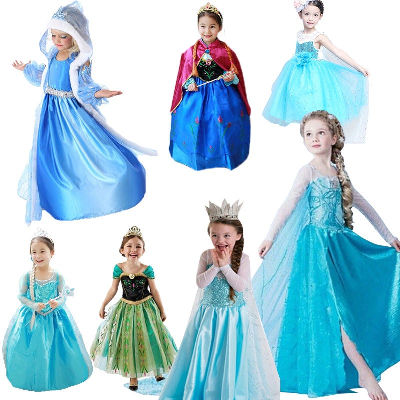 general Girls Princess Costume Dress for Kids Performance Cosplay Party - Image 2