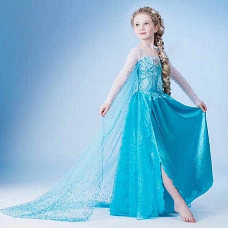 general Girls Princess Costume Dress for Kids Performance Cosplay Party - Image 5