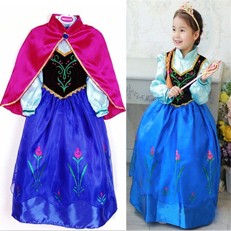 general Girls Princess Costume Dress for Kids Performance Cosplay Party - Image 4