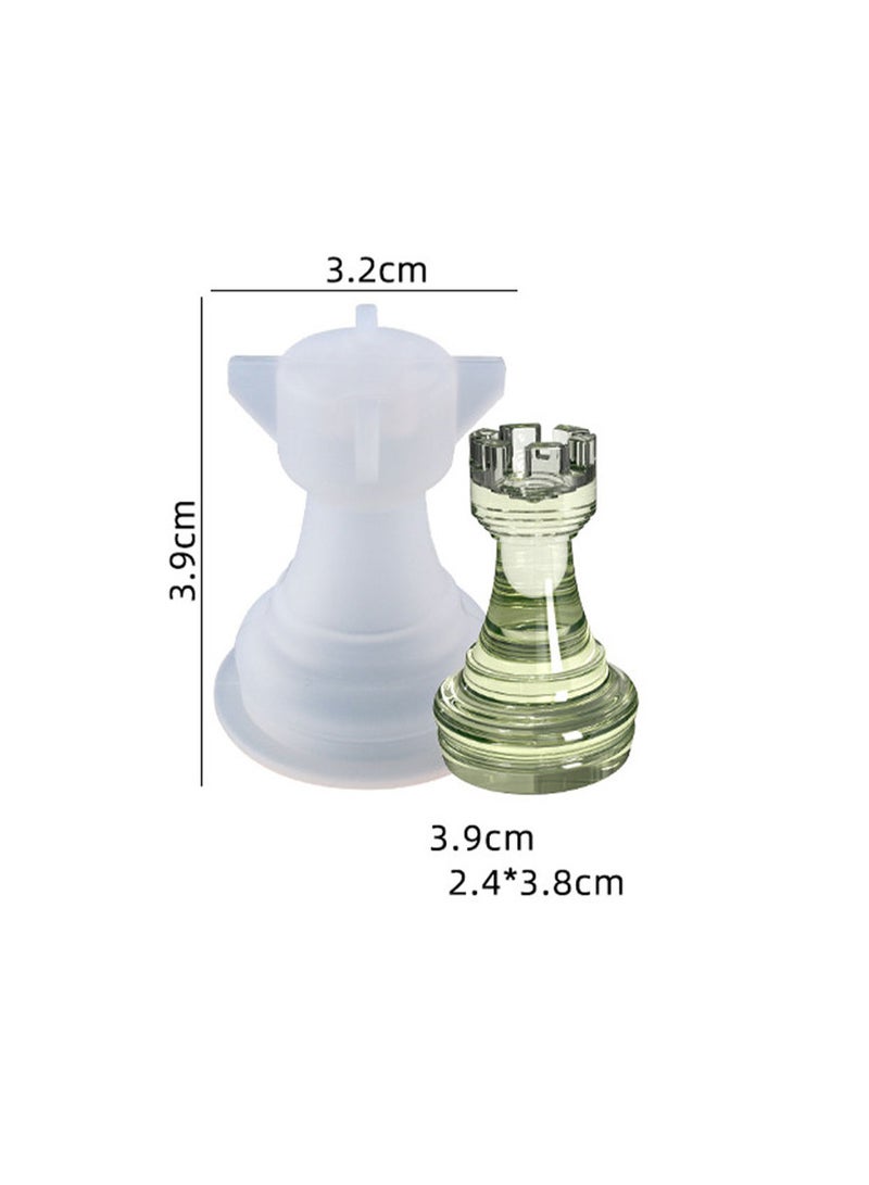 Resin art chess pcs silicone mold