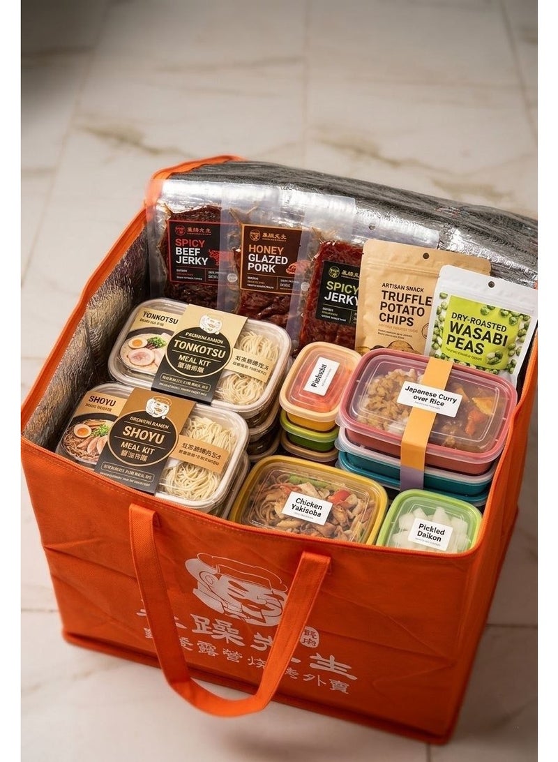 Versatile thermal food storage bag – Insulated lunchbox for keeping food and drinks hot or cold, ideal for trips, work, school, and travel – Large size 45 x 38 cm - Image 2