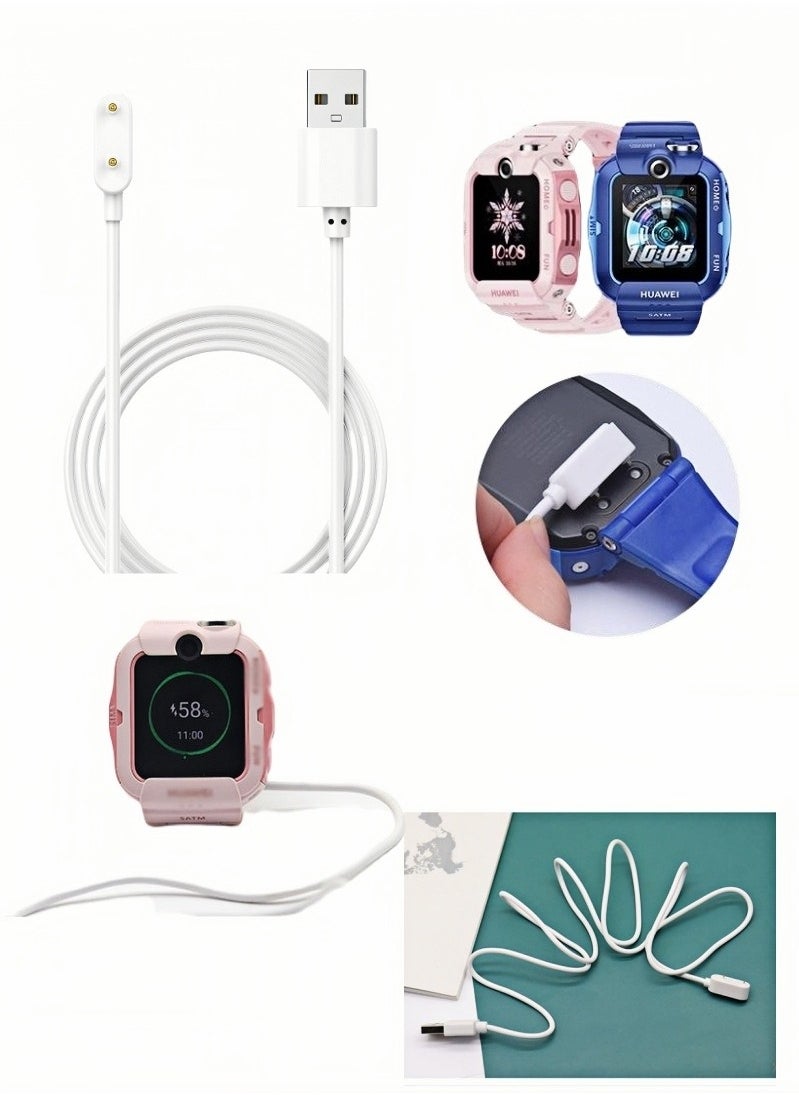 ARUWA Charger Cable Compatible for Huawei Watch Fit 3/Fit 2/FIT/FIT Mini/Band 10/Band 9/Band 8/Band 7/Band 6/Band 6 Pro, 1PCS Huawei Watch FIT 3 Charging Dock Clip Stand Replacement 3.3Ft USB Cord  - Image 5
