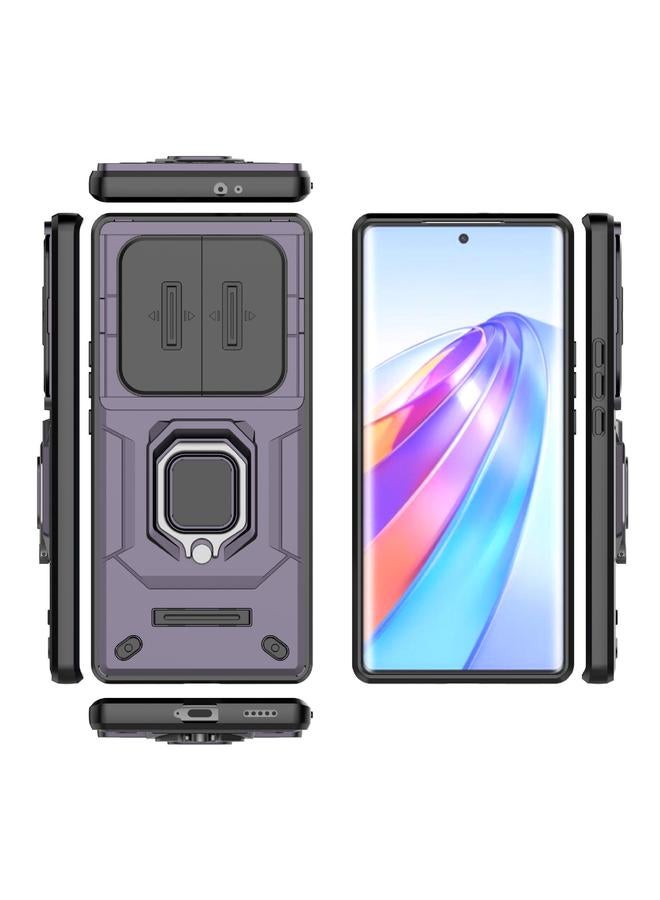 S-TOP Case For Honor X40 5G Sliding Camshield TPU + PC Shockproof Phone Case with Holder - Image 2