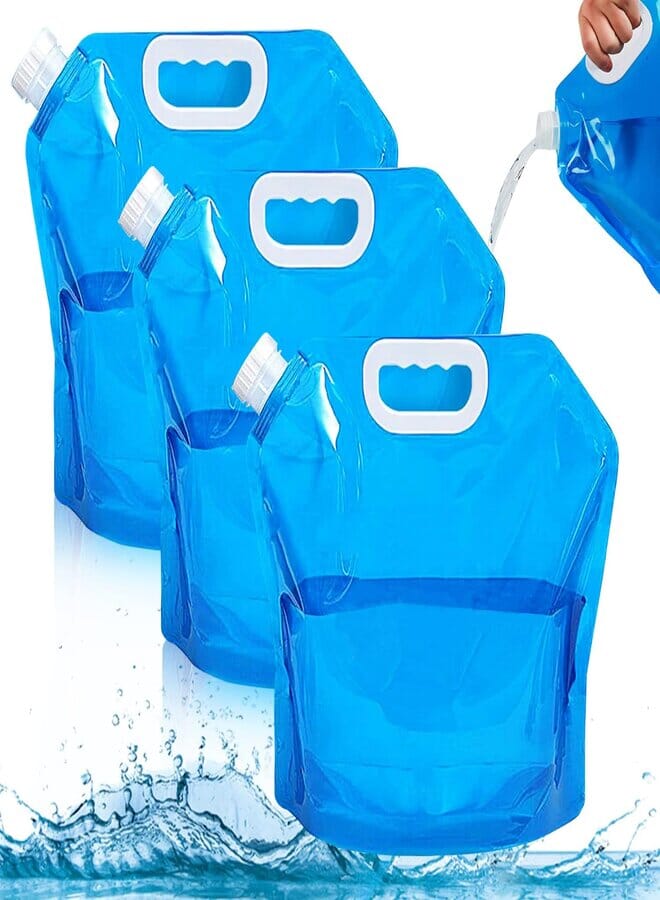 Generic Foldable Water Bags, Water Containers, Water Canister, Foldable, Camping, Reusable for Camping, Hiking, Picnics, Climbing, Outdoor Trips 5L - Image 3