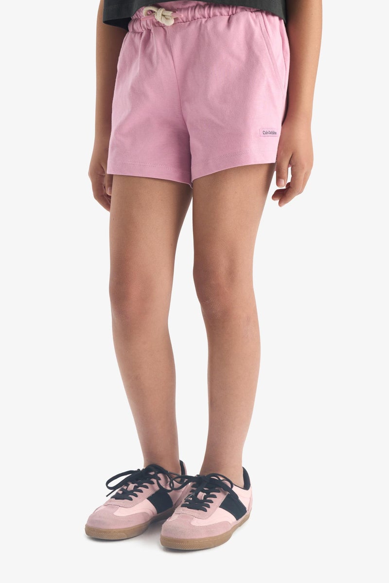 DeFacto Pink Girl Girl Elastic Waist Printed Shorts Casual - Image 4