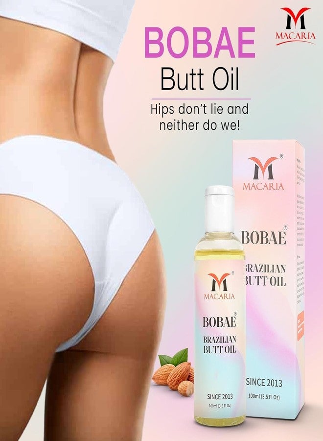 MACARIA Bobae Brazilian Butt Bum Buttocks Hips Booty Oil - for Dark & Patchy Bum | Acne Clearing & Scar Removal for Bum And Back, Butt Acne Oil - 100 ML - Image 4