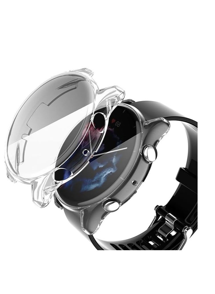 غطاء جراب لهاتف Amazfit Gtr3 / Gtr 3 Pro جراب واقٍ ناعم من مادة TPU واقي شاشة الساعة الذكية - شفاف - Image 1