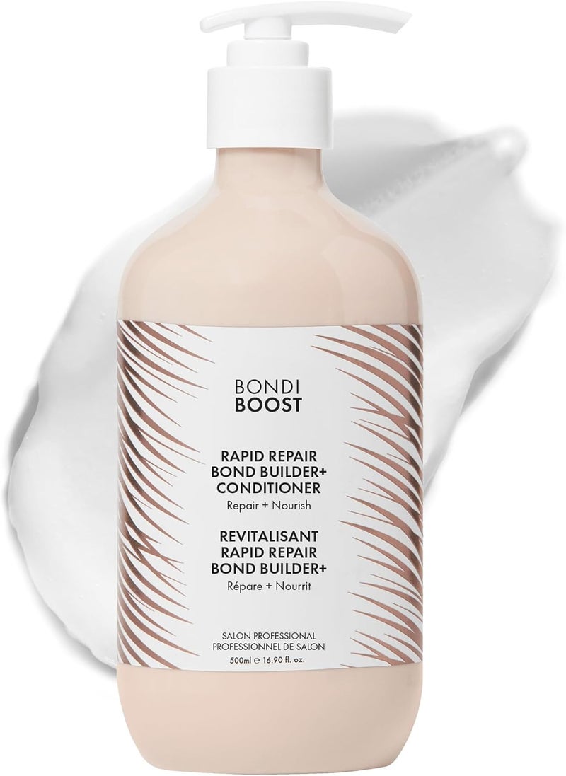 BONDIBOOST Rapid Repair Bond Builder + Conditioner for Damaged Hair [1690 fl oz] Strengthen + Hydrate + Restores Hair Health with Deep Conditioning Treatment - Image 1