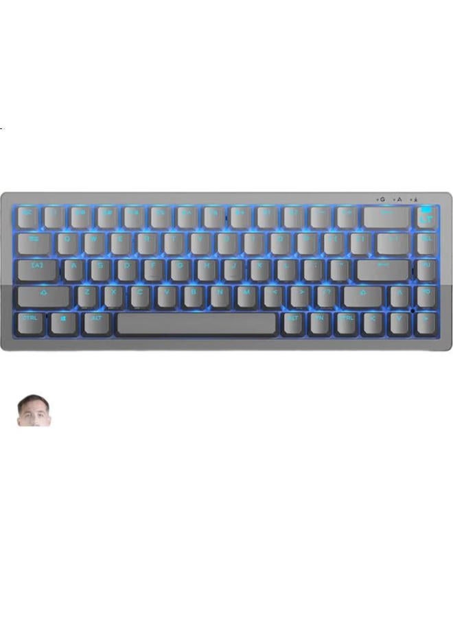 A4Tech At68 68-Key Wired Mechanical Keyboard, Aluminum Alloy Alpha Switch, E-Sports Fps Gaming, Valorant, Lol, Rt, Bloodline, Ghost, Phantom - Image 3