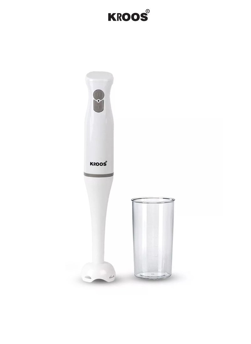 KROOS Hand Blender 200W KR-5675 The hand mixer performs many functions including whisking eggs in the easiest way, making the best types of crisp cream, making cakes and light pastries 