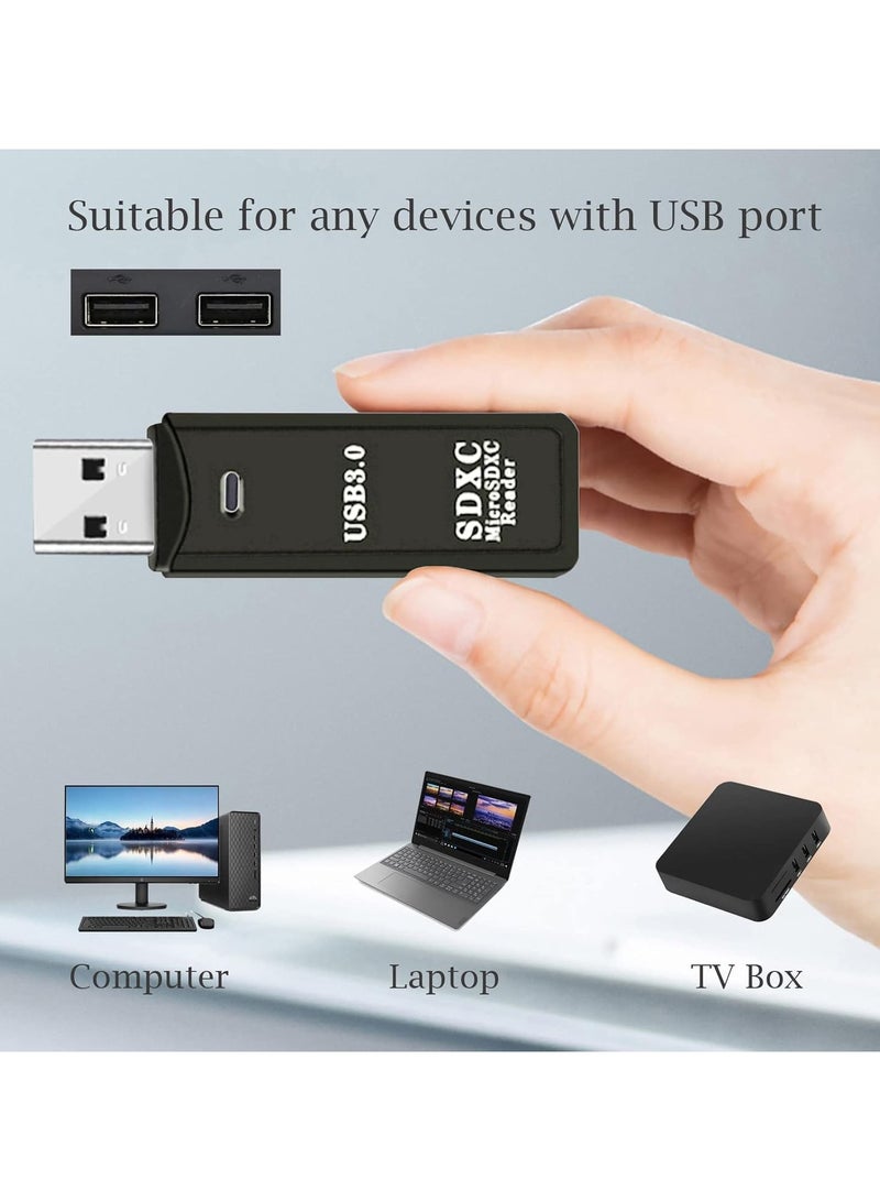 SYOSI USB 3.0 SD Card Reader, Micro SD Card to USB Adapter TF Card Reader Camera Memory Card Reader for PC Laptop - Image 4
