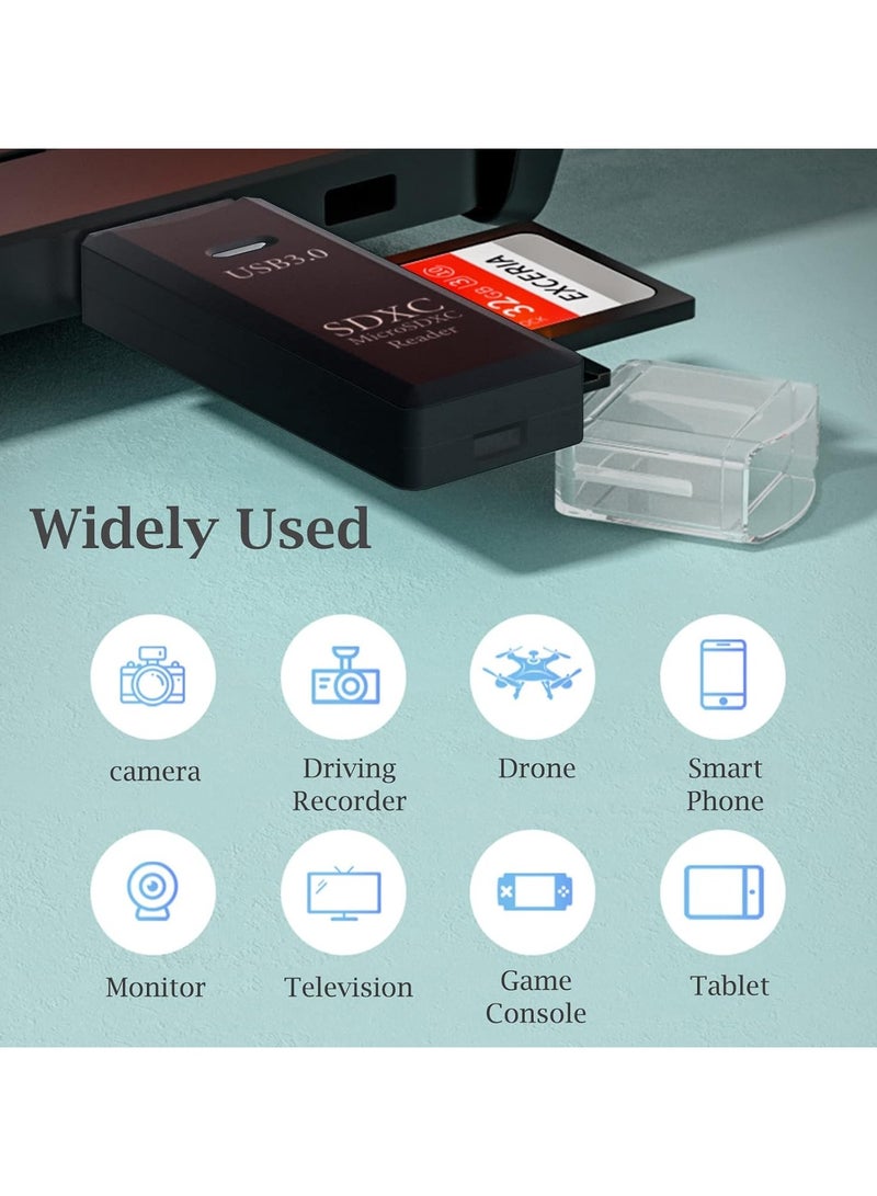 SYOSI USB 3.0 SD Card Reader, Micro SD Card to USB Adapter TF Card Reader Camera Memory Card Reader for PC Laptop - Image 5