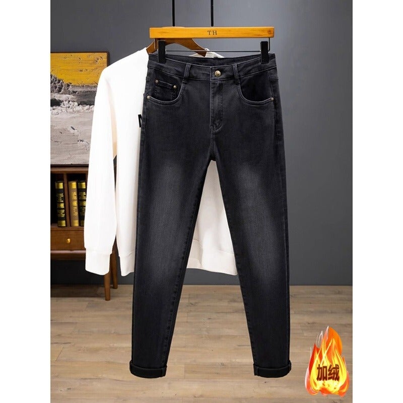 Unisex Casual Daily Denim Jeans - Image 2