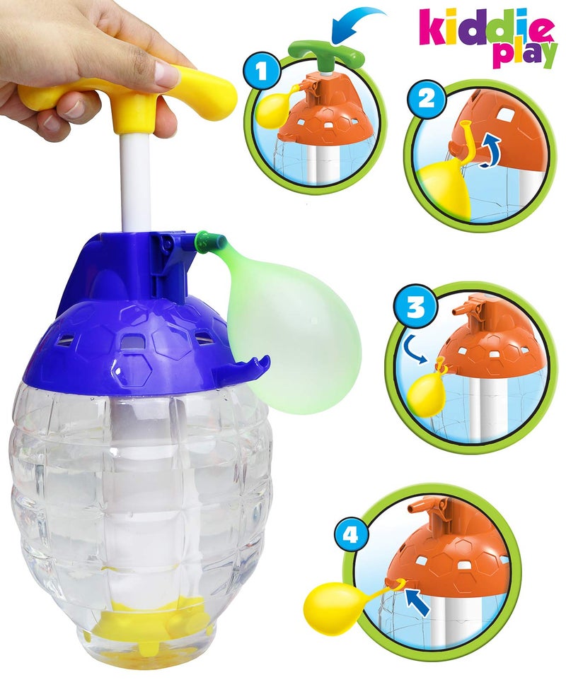 Kiddie Play بالونات ماء للأطفال مع مضخة تعبئة (500 بالون) - Image 2