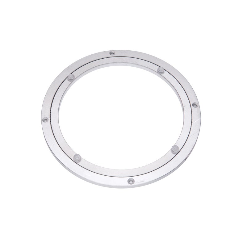 Dailydanny Dailydanny Aluminum Heavy Duty Lazy Susan Rotating Turntable Bearing Swivel Plate Hardware for DiningTable 10 inch 
