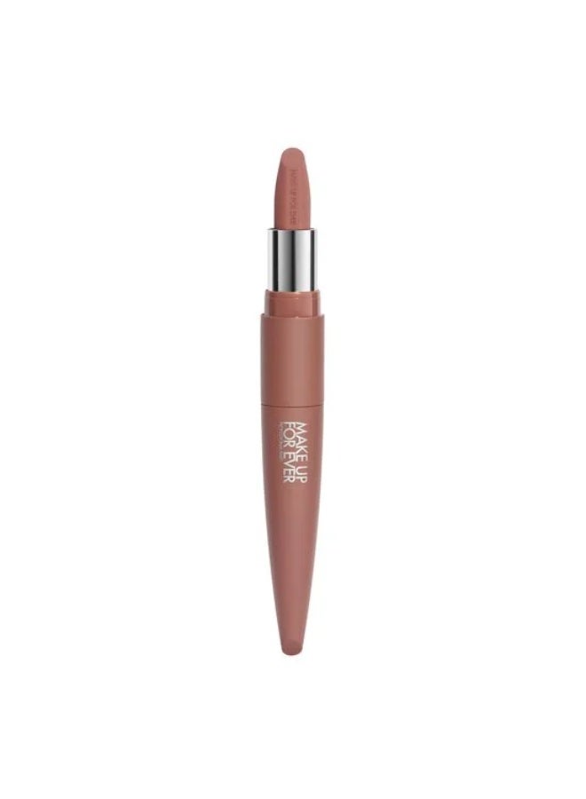 MAKE UP FOR EVER Rouge Artist Velvet Nude-101-(Soft Blush) Long Lasting Soft Nude Matte Lipstick - Image 1
