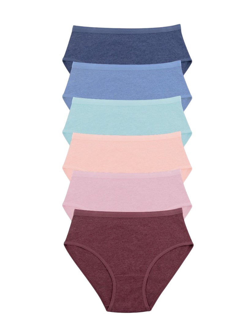 Milk Pack Of 6 brief Pantie Printed 