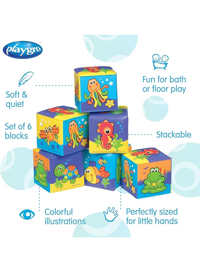 PLAYGO 0181170 Soft Blocks For Baby Infant Toddler Children Is Encouraging Imagination With Stem/Stem For A Bright Future Great Start For A World Of Learning - Image 2