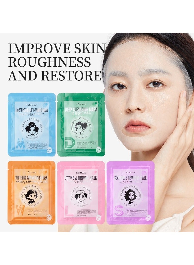 Kormesic 5pcs قناع التطهير العميق 25ml-تنقية وإزالة السموم - Image 3