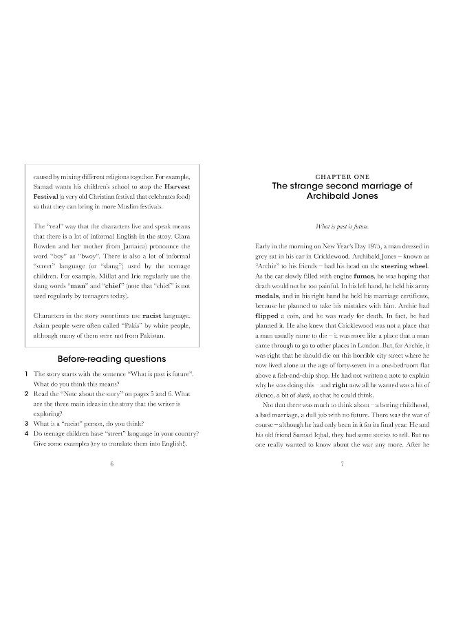 Penguin Readers Level 7: White Teeth (ELT Graded Reader)  - Image 2