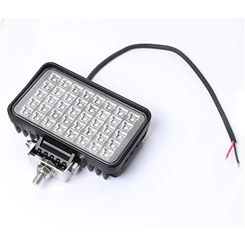 EXZEIT 6 Inch LED Work Light for Truck, Jeep, Tractor, SUV, ATV, 80W 6800Lumens Flood Light, 12/24V - Image 5