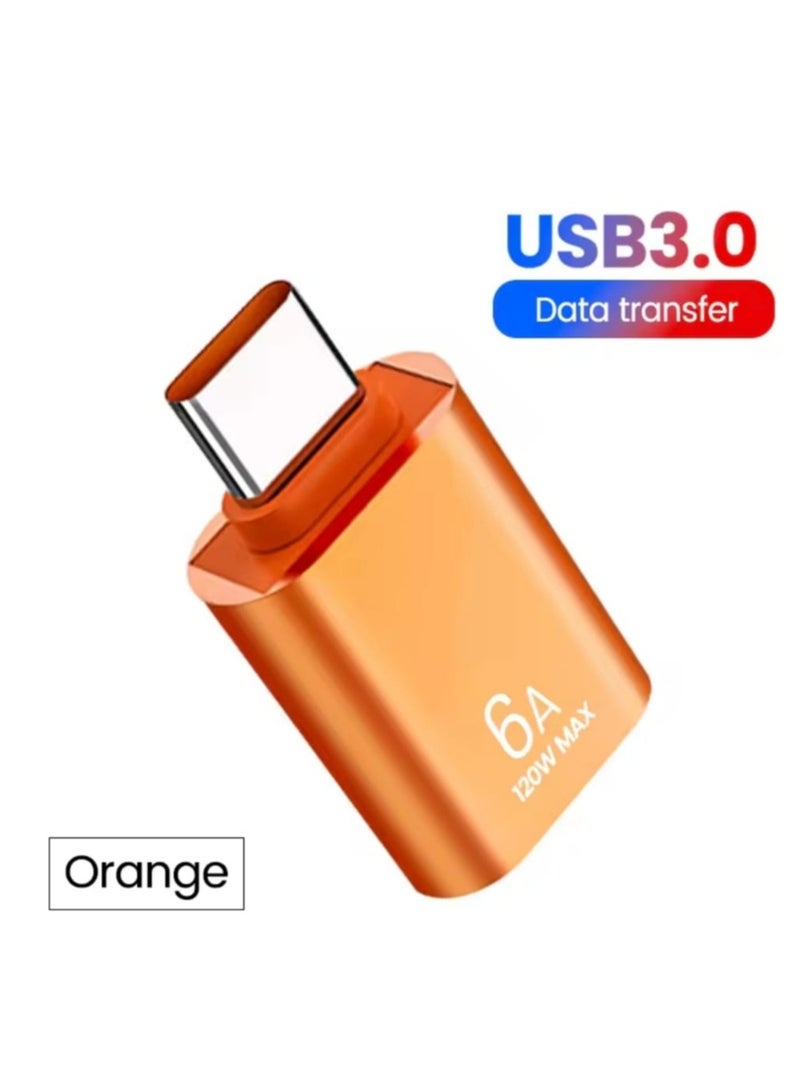 XTREAM OTG Charging Adapter with 6A Charger Port Type C to USB 120W High Speed ​​Charging and Data Transfer type c to usb male to female Card Reader for PC Laptop - Image 2