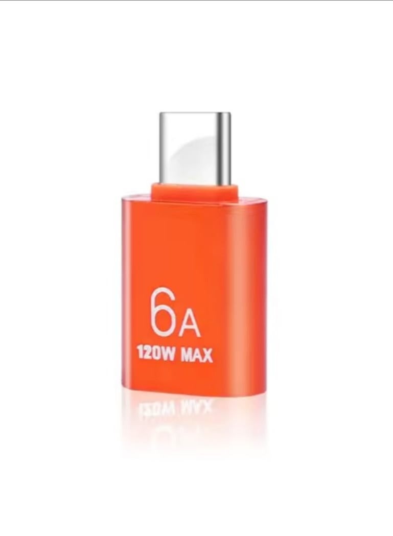 XTREAM OTG Charging Adapter with 6A Charger Port Type C to USB 120W High Speed ​​Charging and Data Transfer type c to usb male to female Card Reader for PC Laptop - Image 3