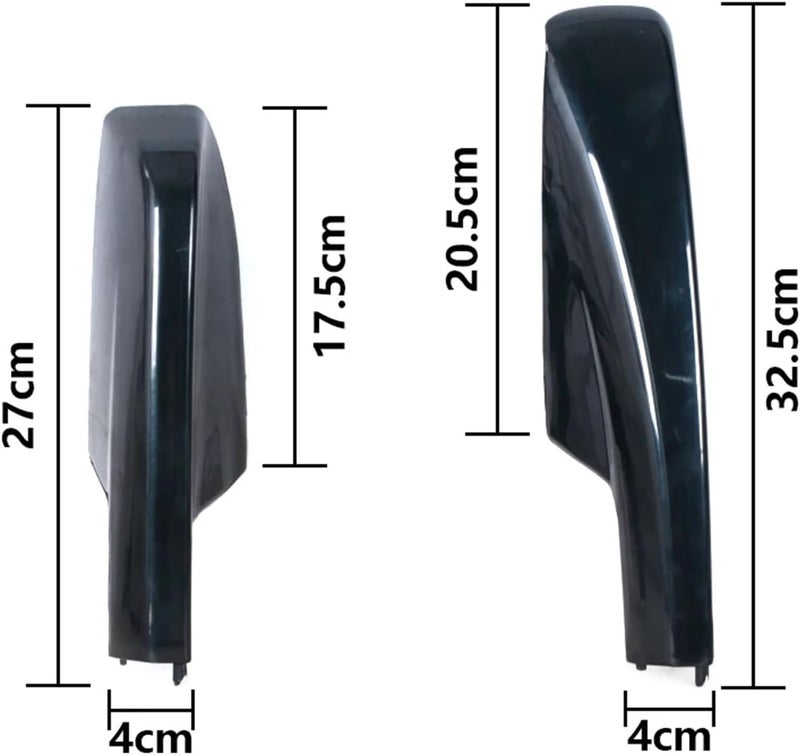 Black Car Styling Roof Rack Cover Compatible with Toyota Highlander 2001 2002 2003-2007 Center Bar Rail End Shell Replacement Accessories - Image 3