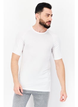 Men Sportswear Fit Shorts Sleeve Training T-Shirt, White