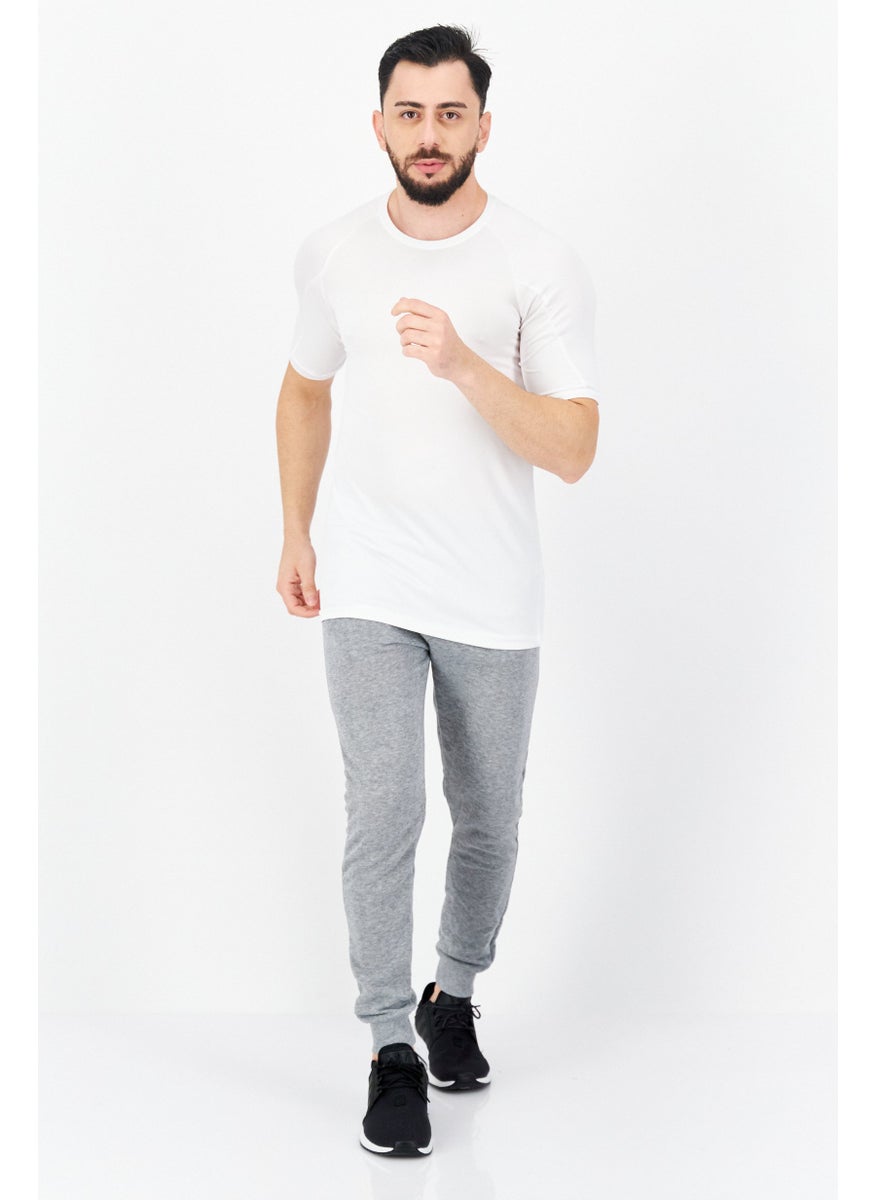 CASTORE - Men Sportswear Fit Shorts Sleeve Training T-Shirt, White - Image 1