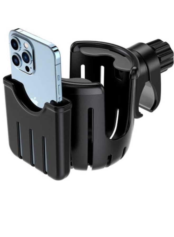 ACLIX 2 in 1 Universal Cup Holder Black - Image 1