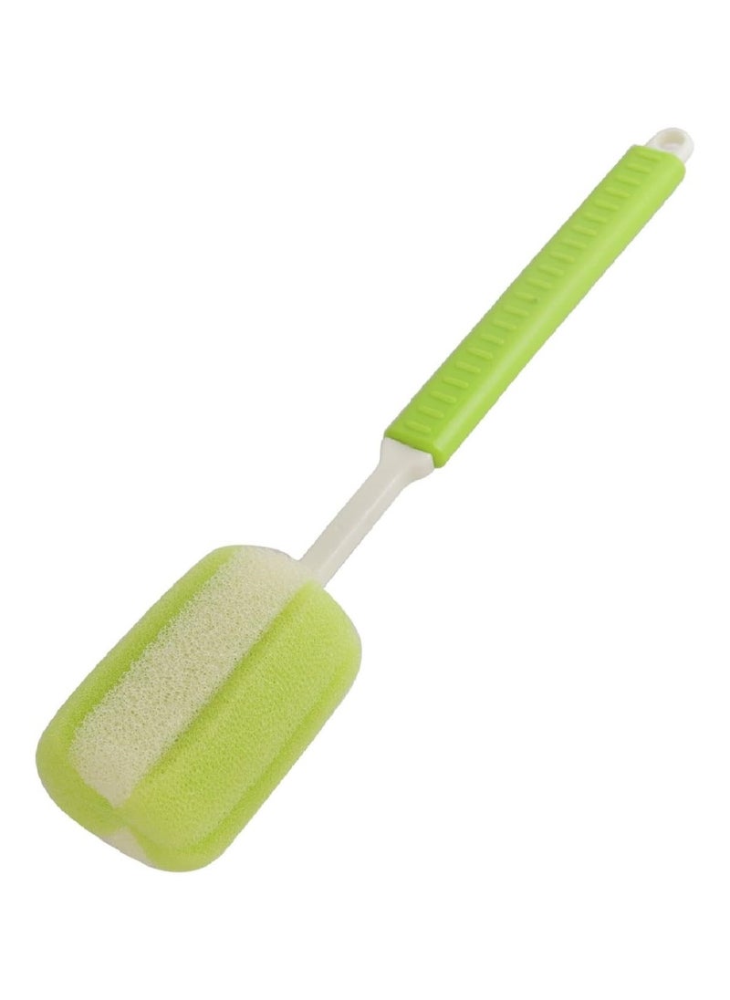 LocknLock - LocknLock Water Bottle Cleaning Brush with Soft Foam Sponge and Non-Slip Handle (5x28cm, Green) - Image 1