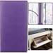 Miunice Car Registration and Insurance Holder Premium Pu Leather Vehicle Glove Box Organizer for Driver License Cards Essential Documents LPurple - Image 2
