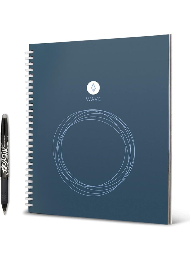 Rocketbook Rocketbook Wave Smart Reusable Notebook Dotted Rule Blue Cover 40 95 x 85 Sheets  - Image 1