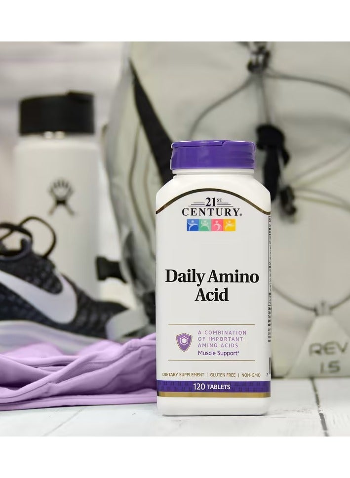 القرن الحادي والعشرون أحماض أمينية يومية 120 قرصًا - Image 3