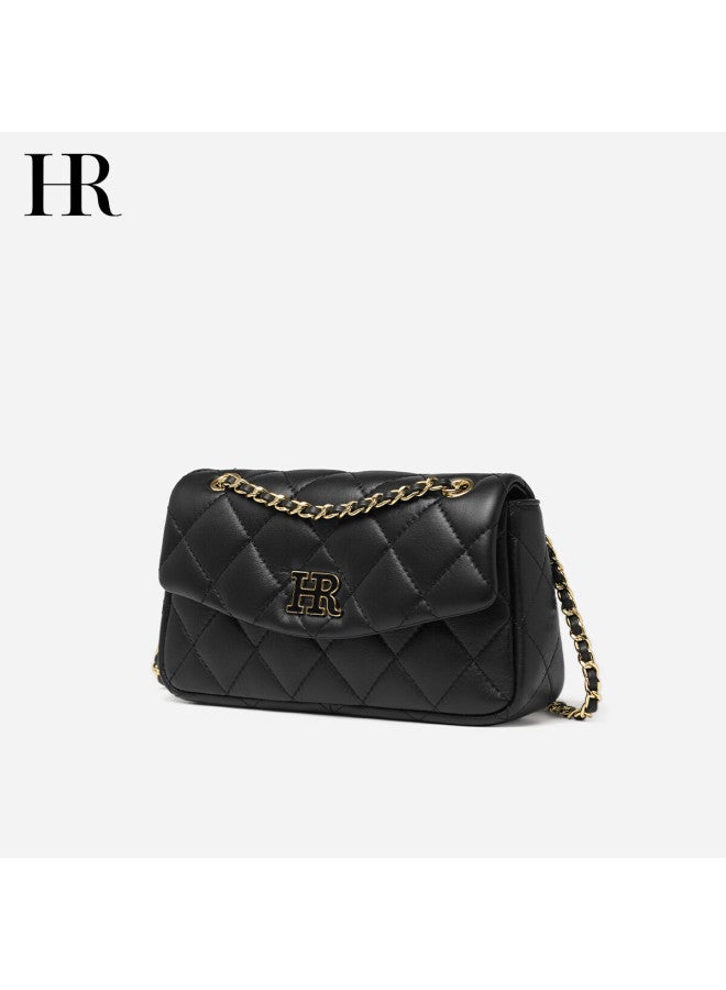 Hr Helena Handbag, Women's Bag, Chanel-style Quilted Chain Bag, Top-grain Leather Shoulder Crossbody Bag, Birthday Gift For Wome - Image 2