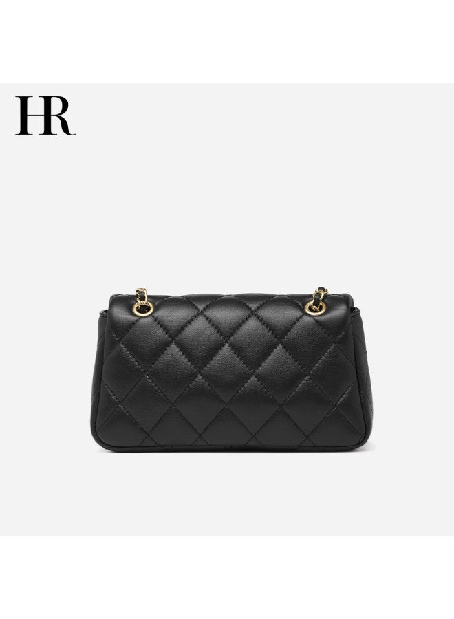 Hr Helena Handbag, Women's Bag, Chanel-style Quilted Chain Bag, Top-grain Leather Shoulder Crossbody Bag, Birthday Gift For Wome - Image 5