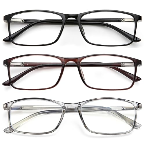 YTDBNS Reading Glasses for Men and Women Blue Light Blocking Readers Classic Rectangular Computer Glasses - Image 2