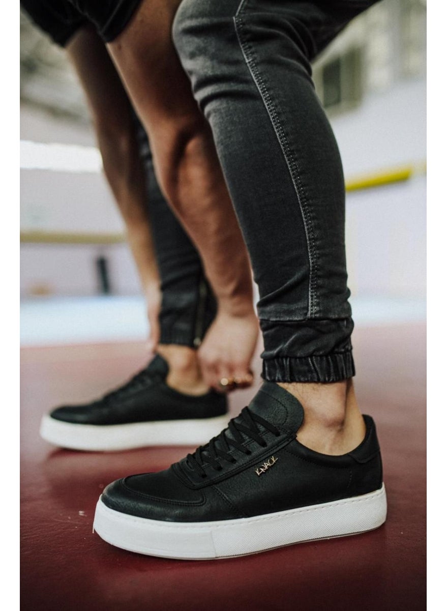 KnACK - Casual Shoes 666 Black (White Sole) - Image 1
