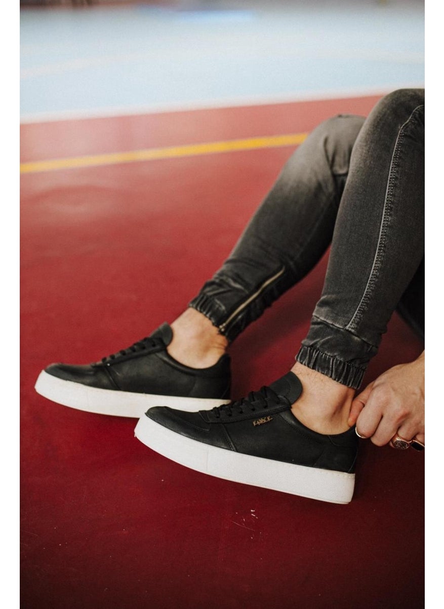 KnACK - Casual Shoes 666 Black (White Sole) - Image 1