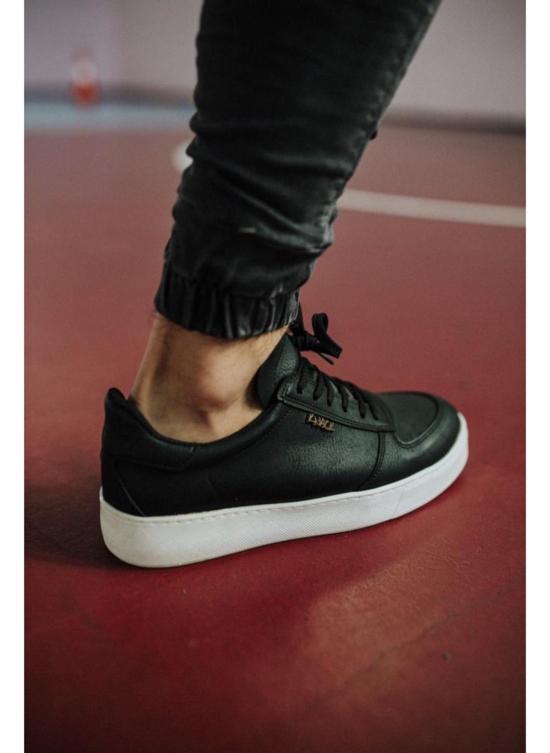 KnACK - Casual Shoes 666 Black (White Sole) - Image 1
