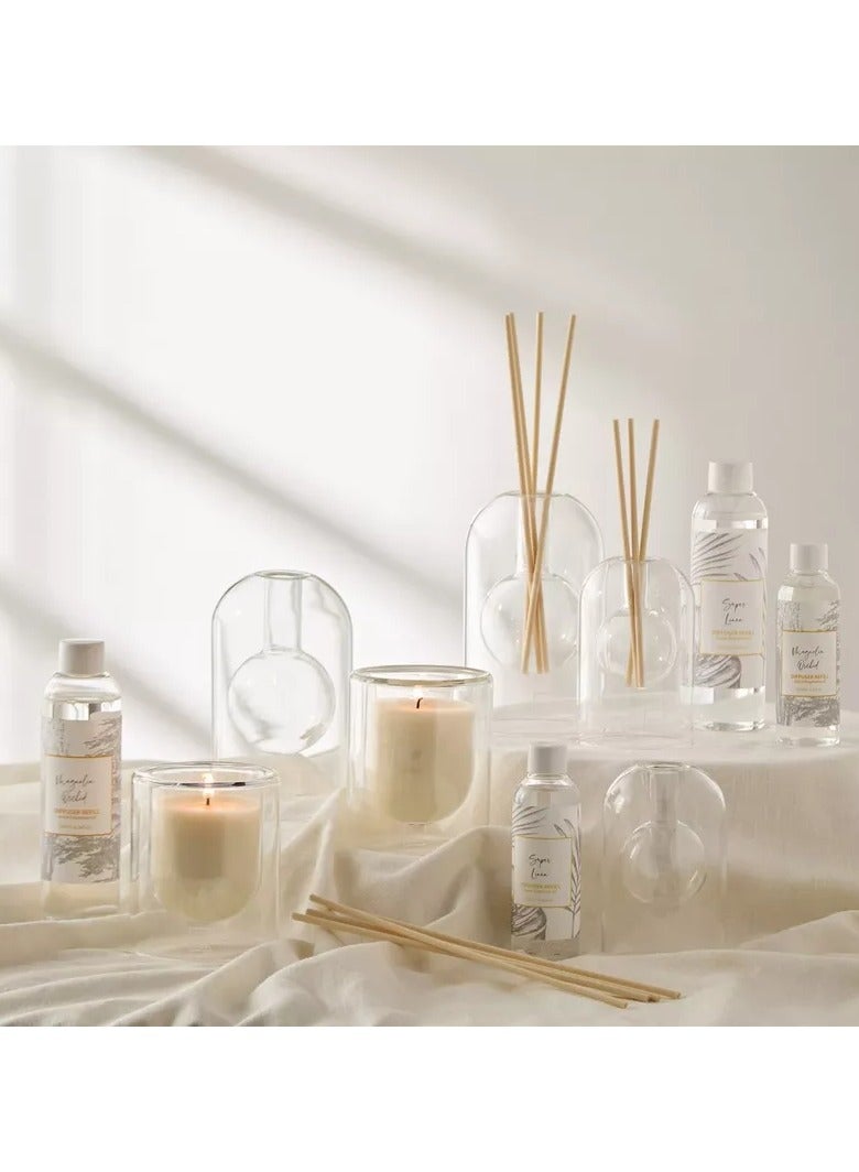 Home Box Eden 2-Piece Super Linen Reed Diffuser and Refill Oil Set with Glass Jar - 100 ml  - Image 3