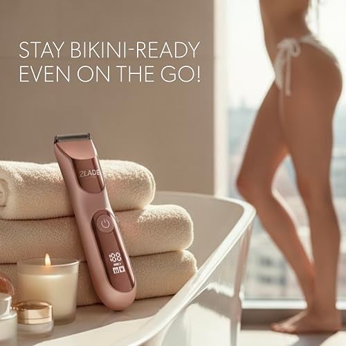 Zlade Summer PRO Bikini Trimmer For Women | Private parts, Underarms, Arms, Legs & Body | Soft Ceramic Blades | No Nicks or Cuts, No Skin Irritation | USB C Fast Charging, 90mins Runtime | Fully Waterproof and Silent - Image 3