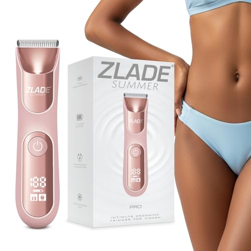 Zlade Summer PRO Bikini Trimmer For Women | Private parts, Underarms, Arms, Legs & Body | Soft Ceramic Blades | No Nicks or Cuts, No Skin Irritation | USB C Fast Charging, 90mins Runtime | Fully Waterproof and Silent - Image 1