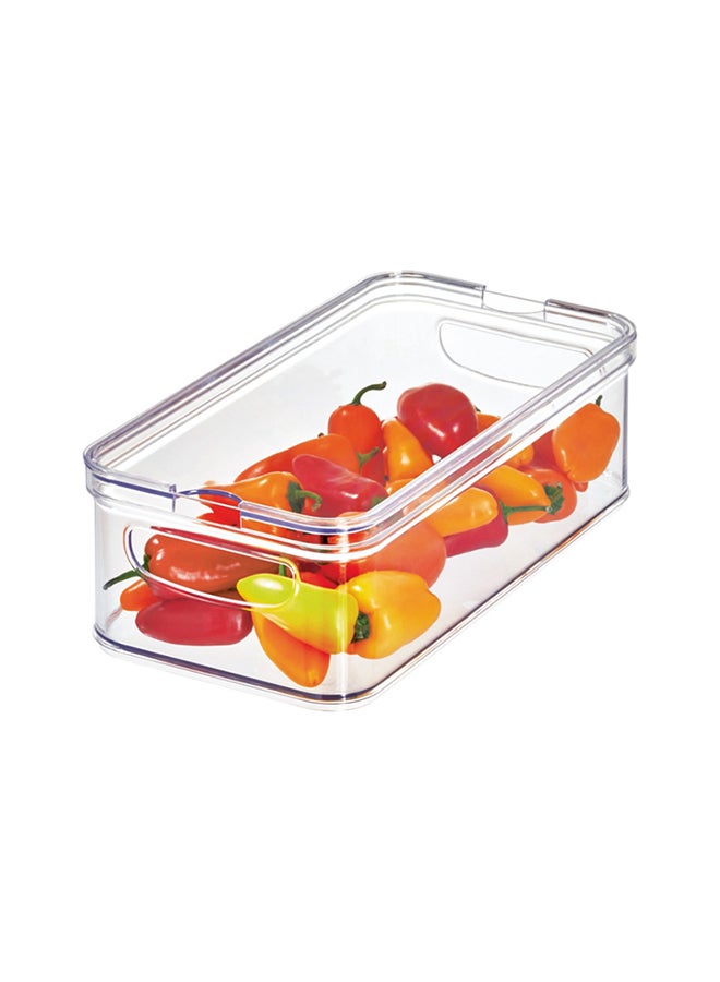 IDesign ID Crisp Bin W/ Sliding Tray Clear - Image 1