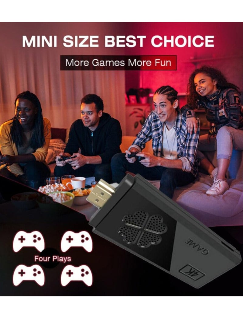 New Wireless Retro Game Console | Nostalgia Stick Games | Plug and Play Retro Game Stick 4K HDMI Output, Dual 2.4G Wireless Controllers, Built-in 5000 +/20000 + Games - Image 5