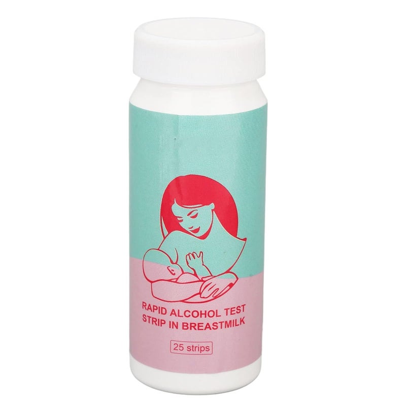 klarako Fast Accurate Detection Breast Milk Screening Tests Alcohol Dip Test for Breastfeeding and Nursing Mothers Alcohol Test Strips, 25Pcs Breastmilk Alcohol Test Strips Breastfeeding Breastmilk Test - Image 1