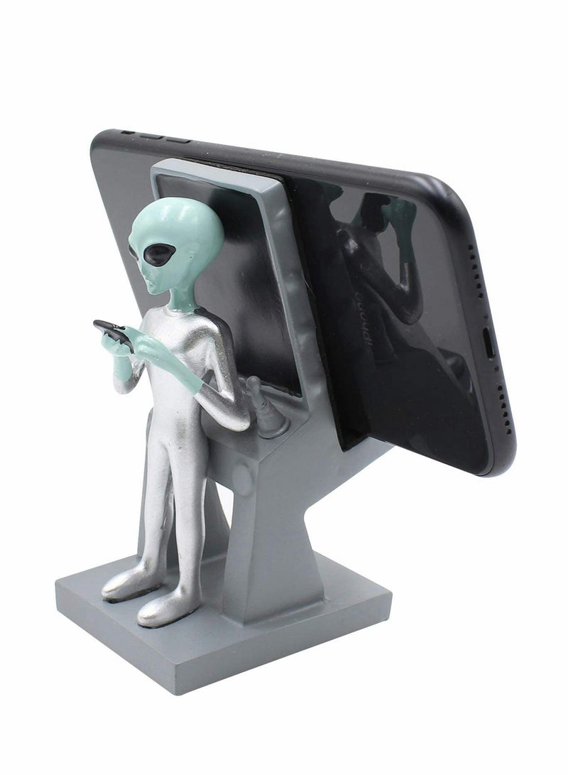 Adorable Alien Phone Holder Compatible with iPhone Xs/Max/XR/X/8/7 Plus, Google Pixel, Samsung Galaxy Note - Perfect for Kids and Fun Lovers! - Image 1