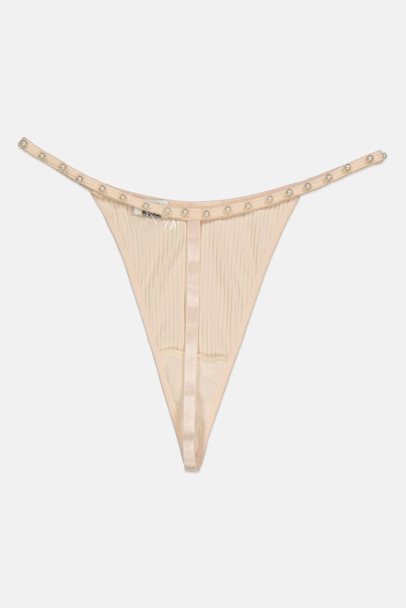 ASOS Women Solid Thong, Pink - Image 2