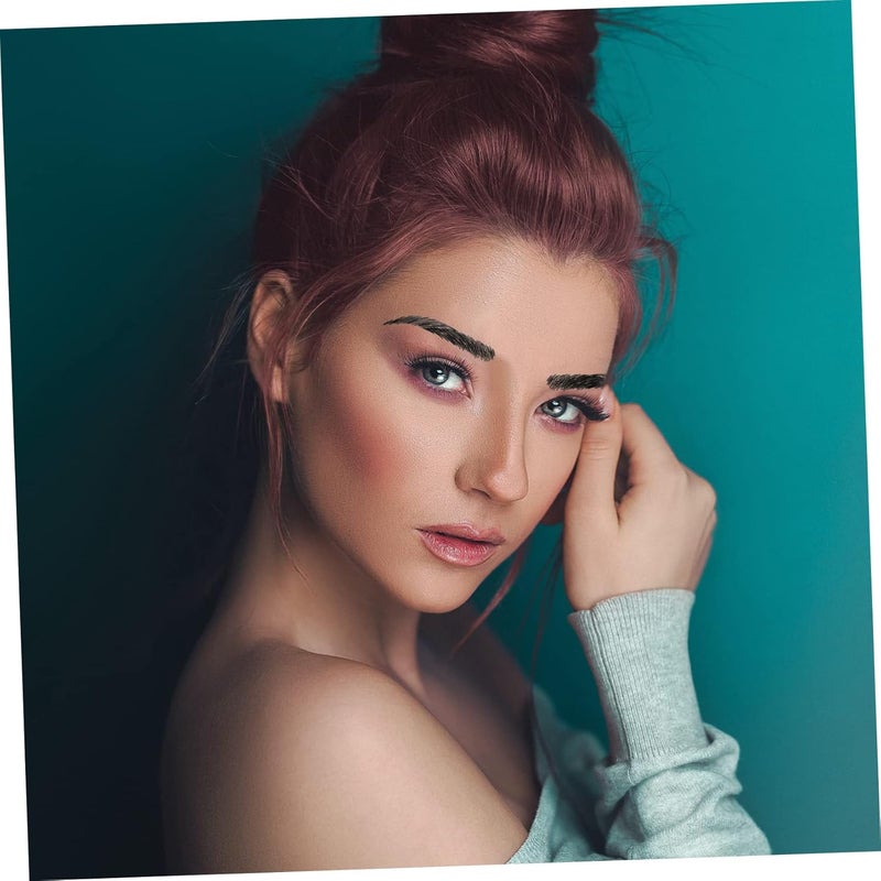 6 أوراق حواجب كاملة طبيعية، وشم حواجب مؤقت سهل التطبيق في ثوانٍ - Image 3